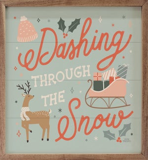 Reindeer Holiday IV Dashing By Laura Marshall
